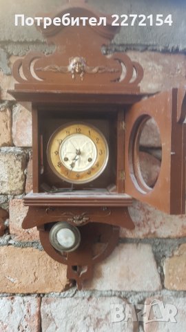 Стенен часовник Юнгханс, снимка 2 - Антикварни и старинни предмети - 39686660