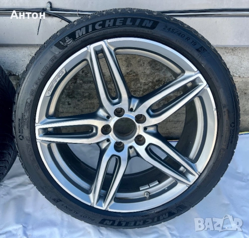 Джанти оригинални AMG с гуми за Мерцедес W213 - 245/40/R19, снимка 6 - Гуми и джанти - 54077438