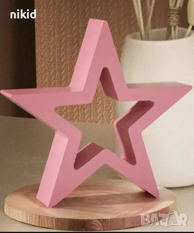 3d 13 см голяма звезда с дупка силиконов молд форма фондан шоколад гипс смола декор, снимка 3 - Форми - 49703183