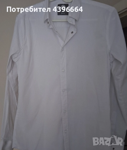 мъжка юношеска бяла ризка