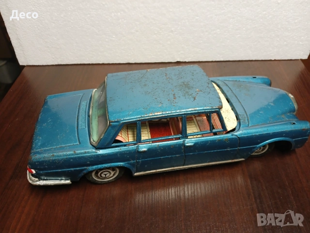 Стара японска ламаринена играчка Mercedes. , снимка 5 - Колекции - 54149506