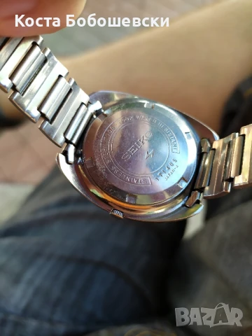 Сейко автоматичен, произведен в Япония!, снимка 4 - Мъжки - 50550989