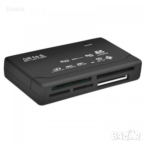 Четец на карти USB 2.0 SD Всичко в едно Поддръжка TF / CF / SD / Mini SD SDHC MMC MS XD, снимка 4 - Електронни четци - 31323881