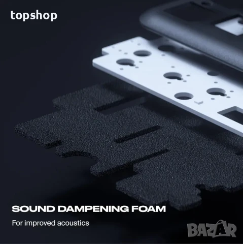 НОВА супер бърза клавиатура за електронни спортове Fnatic STREAK65 LP Черна, снимка 3 - Клавиатури и мишки - 50542375