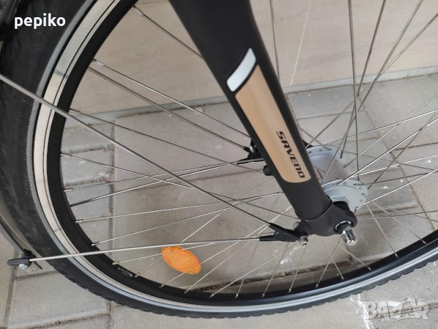 Продавам колела внос от Германия алуминиев велосипед SAVENO OACLAND 28 цола SHIMANO DEORE, снимка 8 - Велосипеди - 37529496