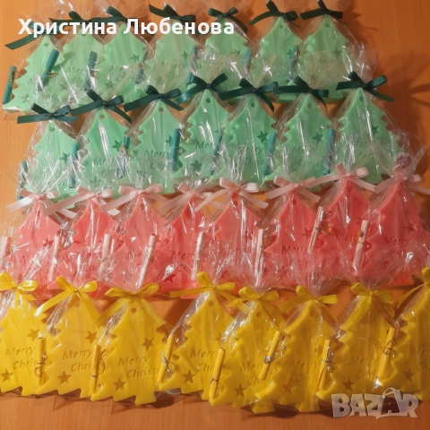 Коледни сапунчета , снимка 8 - Декорация за дома - 52228978