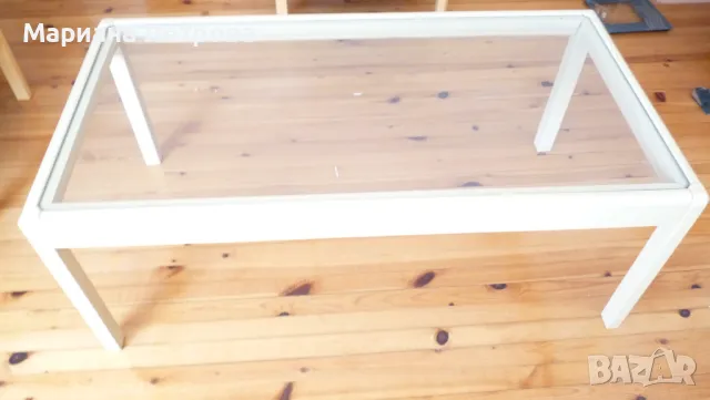 Холна масичка - 130х68 см, дебелина на стъклото - 6 мм.