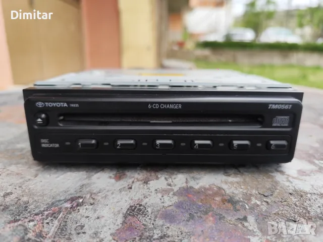 CD changer TOYOTA 6 CD