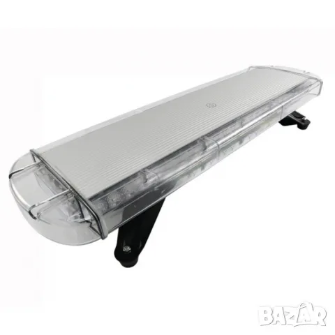 LED сигнална лампа за пътна помощ 76cm / 22cm / 5cm 12-24V оранжева 56 COB LED 15 режима