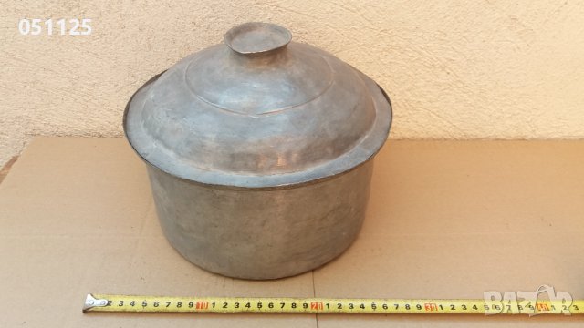 кована бакърена тенджера - калайдисана , снимка 2 - Антикварни и старинни предмети - 40788275