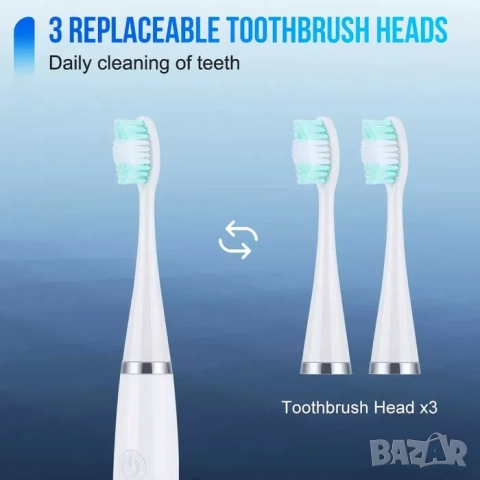 Електрически ултразвуков уред за зъбен камък, четка за зъби, снимка 11 - Други - 52070706