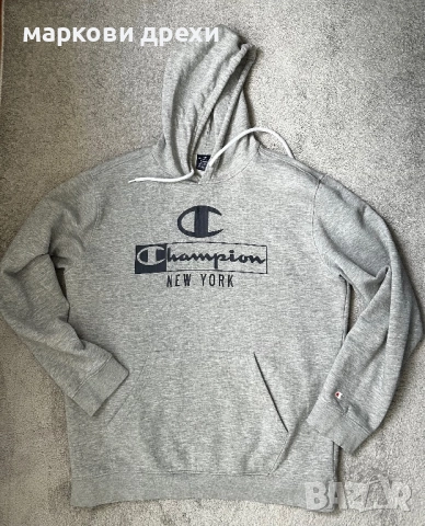 CHAMPION Felpa Hoodie Graphic Logo XL, снимка 2 - Суичъри - 52725413