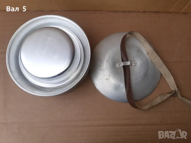 Стар туристически комплект за хранене СССР - съдове 9 броя, снимка 5 - Антикварни и старинни предмети - 50169855