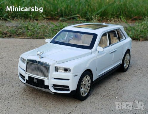 Метални колички: Rolls-Royce Cullinan (Ролс-Ройс Кулинан), снимка 10 - Колекции - 28672234