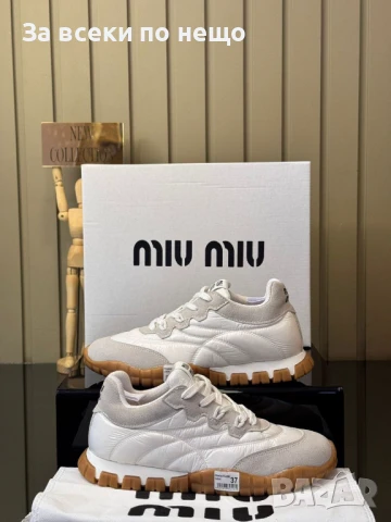 Miu Miu Дамски Маратонки👟Дамски Спортни Обувки Миу Миу - Налични Различни Цветове Код E763, снимка 9 - Маратонки - 51315148