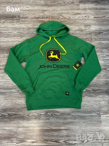 Мъжко!John Deere Fleece Grpahic Hoodie размер С, става и за М, снимка 2 - Суичъри - 56106316