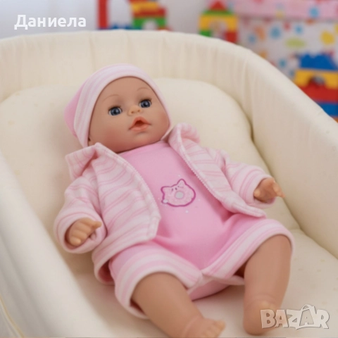 Кукла бебе с мигащи очички и зимни дрехи - Идеалният подарък за вашето дете, снимка 7 - Кукли - 52826299