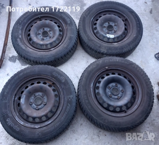 Всесезонни гуми 195 65 15 с джанти 4бр. Vw Audi Skoda Seat