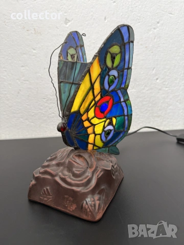 Нощна / настолна лампа тифани. №7816, снимка 2 - Антикварни и старинни предмети - 53042996