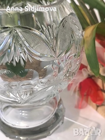 Сливенски кристал ваза , снимка 2 - Вази - 52996691
