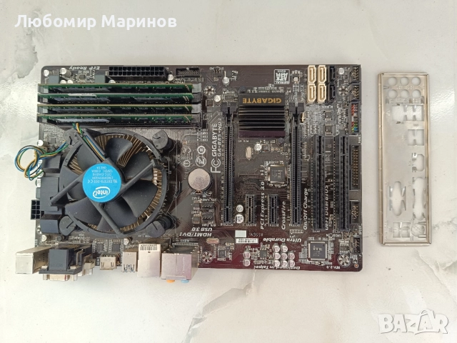 Комплект дъно процесор и рам памет LGA 1150 - I5-4670, снимка 3 - Дънни платки - 52772340