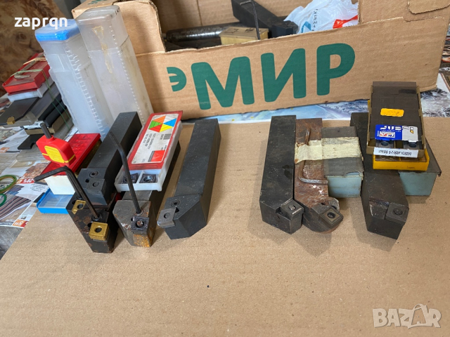 Стругарски ножове със сменяеми видий и лентоотрязни, снимка 5 - Стругове - 36523312