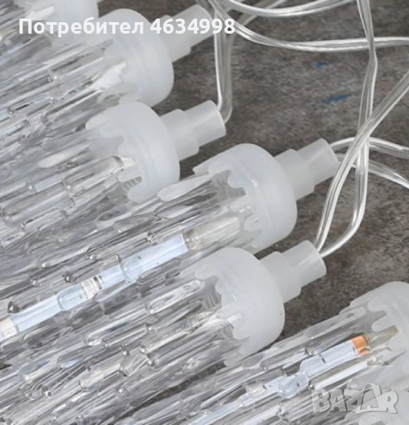 Коледна светеща украса тип падащ сняг , снимка 2 - Декорация за дома - 52204897