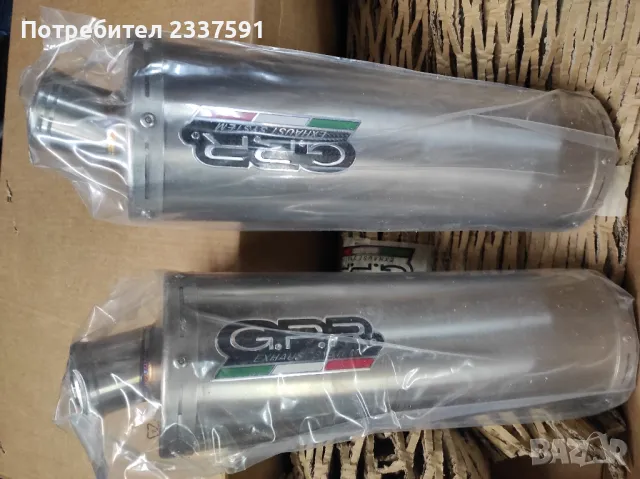 G.P.R. двойка чисто нови, титаниеви ауспуси /гърнета за Yamaha FJR1300, 2001/05, овал., снимка 4 - Части - 48158562