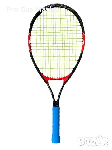 Тенис Ракета Tennis Racquet Wilson 26 Roger Federer Junior New Strings New Grip Sport , снимка 1