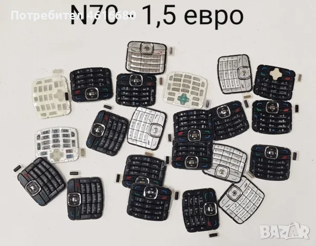 Клавиатура за Nokia 6234,6233,N70,7250,6680,7610,2600,6230i,6288,6280,6610,6610,6610i,6210,6120,N95, снимка 3 - Резервни части за телефони - 56235008