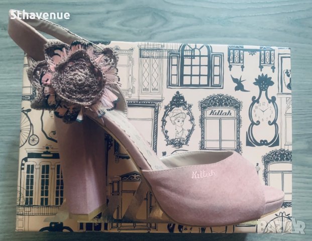 Killah Нови Дамски сандали с висок ток, снимка 2 - Дамски елегантни обувки - 37618787