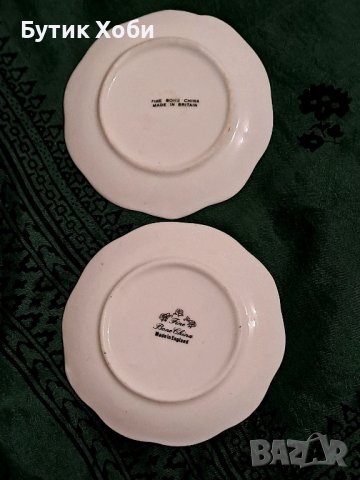 Порцеланови английски декоративни чинийки, снимка 4 - Антикварни и старинни предмети - 44422574