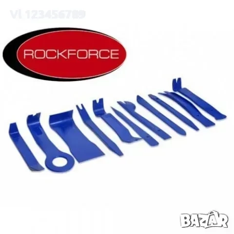 Инструменти за демонтаж на авто интериор 11 части RockForce, снимка 2 - Аксесоари и консумативи - 52133637