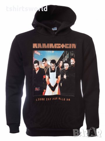 Нов мъжки суичър с дигитален печат на музикалната група Rammstein, Рамщайн - Liebe ist für alle da