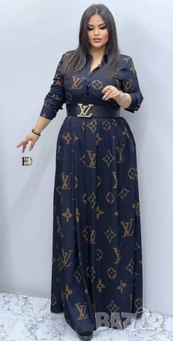 дълги рокли тип риза versace valentino garavani christian dior dolce gabbana louis vuitton 