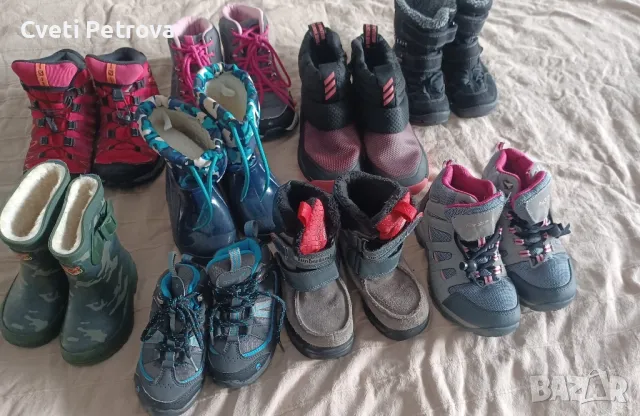 зимни маркови детски боти и  ботуши