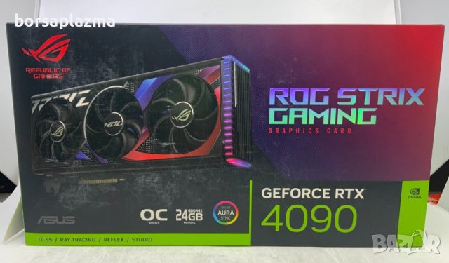 ASUS GeForce RTX 4090 ROG Strix O24G, 24576 MB GDDR6X, снимка 1 - Видеокарти - 40029808