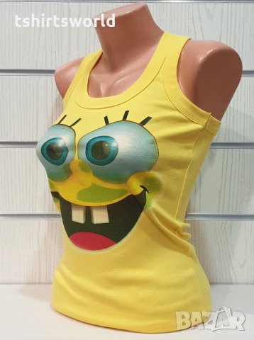 Нов дамски потник с дигитален печат Спондж боб, снимка 9 - Потници - 32034902