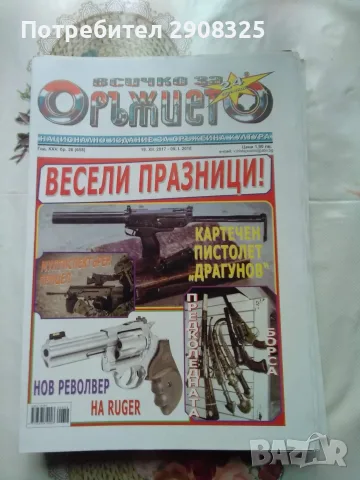 Предлагам списания "Всичко за оръжието", снимка 3 - Списания и комикси - 56128035
