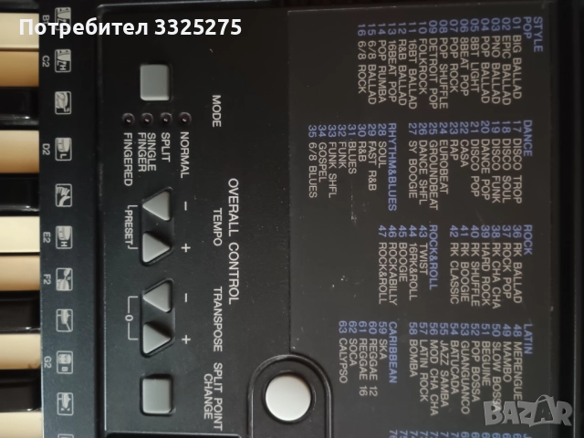 Синтезатор/йоника yamaha psr310, снимка 6 - Синтезатори - 52376732