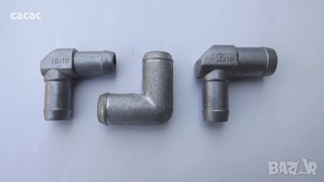 коляно алуминий 90°, размери 16-19 мм,16-16,19-19мм