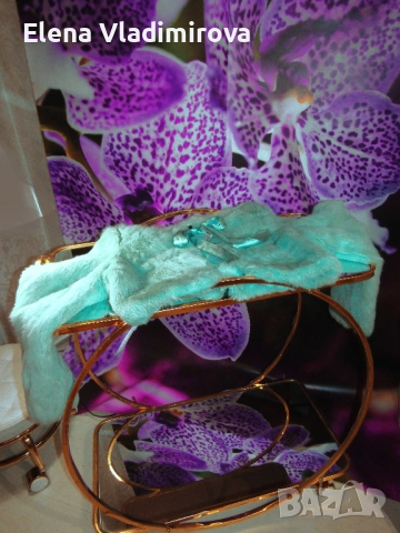 Пухкаво яке от естествена заешка кожа - Бранд Bebe, снимка 7 - Якета - 52565242