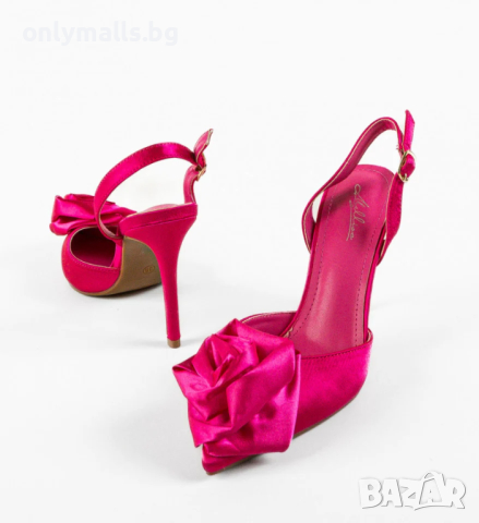Обувки Bronte Фуксия, снимка 3 - Дамски обувки на ток - 44616120