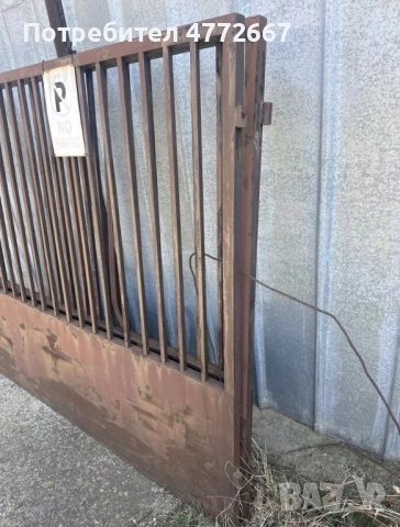 Големи метални дворни врати - 170*206*5см, с. Мрамор, снимка 4 - Железария - 53923443