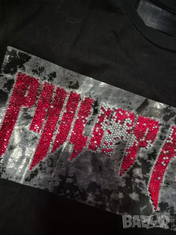 ♡Philipp Plein тениска с ресни, снимка 2 - Тениски - 48698000
