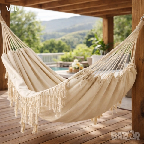 Хамак с ресни в Бохо стил - комфорт и елегантност