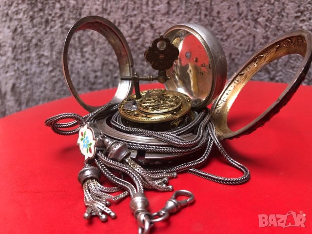 Джобен часовник на големия майстор от 18-ти век William Clarke , снимка 5 - Джобни - 30294757