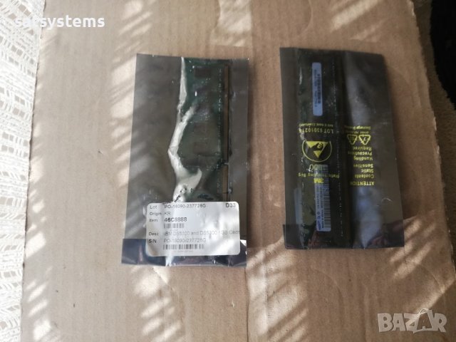 Ново!РАМ Памет M393T2953GZA-CE6, Samsung Kit 6x1GB PC2-5300P (DDR2-667) Registered, снимка 4 - RAM памет - 37433590