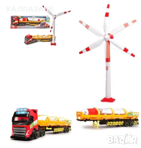 Камион с ремарке за тежки товари Dickie 203747011