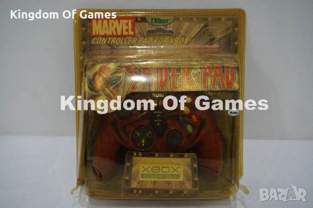 Чисто Нов Рядък Колекционерски Оригинален Контролер Naki Marvel Spider-Pad за XBOX